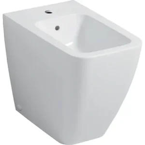 Geberit iCon floor-standing bidet, square, back-to-wall, shrouded