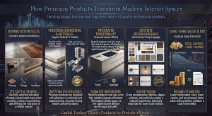 How Premium Products Transform Modern Interior Spaces